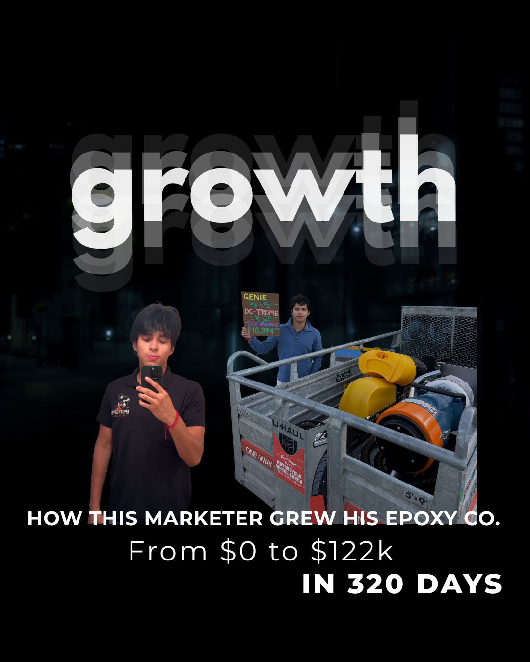 How this marketer grew his epoxy company from $0 to $122k in 320 days